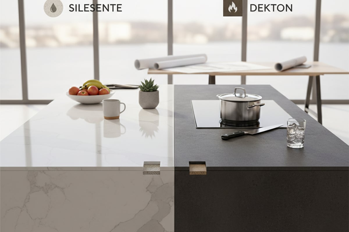 comparaison matériaux plan de travail