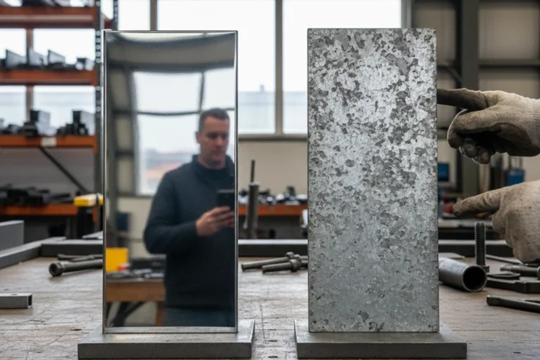 acier inoxydable versus acier galvanisé