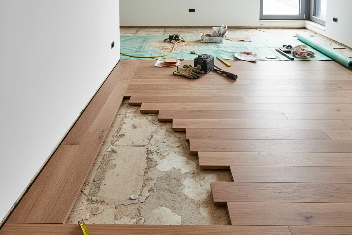 erreurs pose parquet flottant