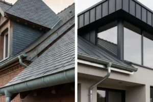 gouttières zinc aluminium comparaison
